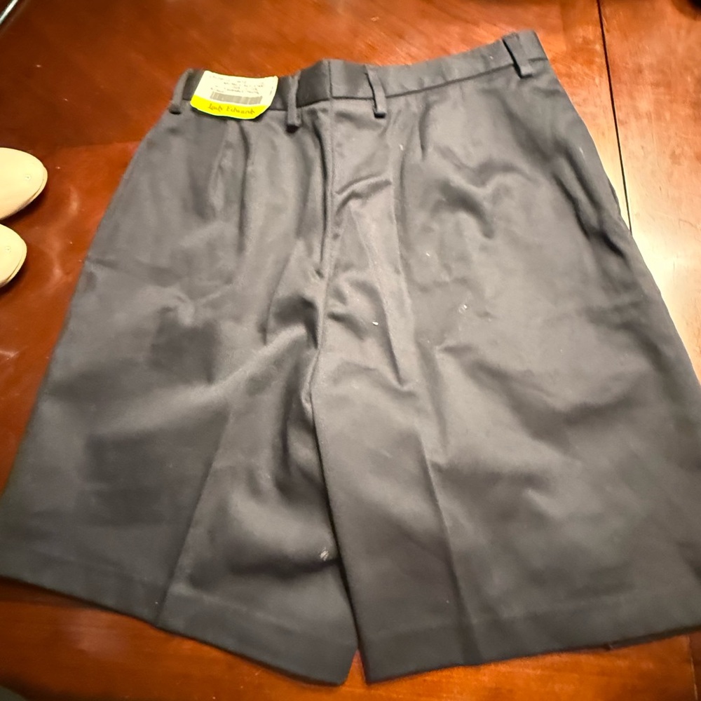 Elegant Black Women's Flat Front Shorts